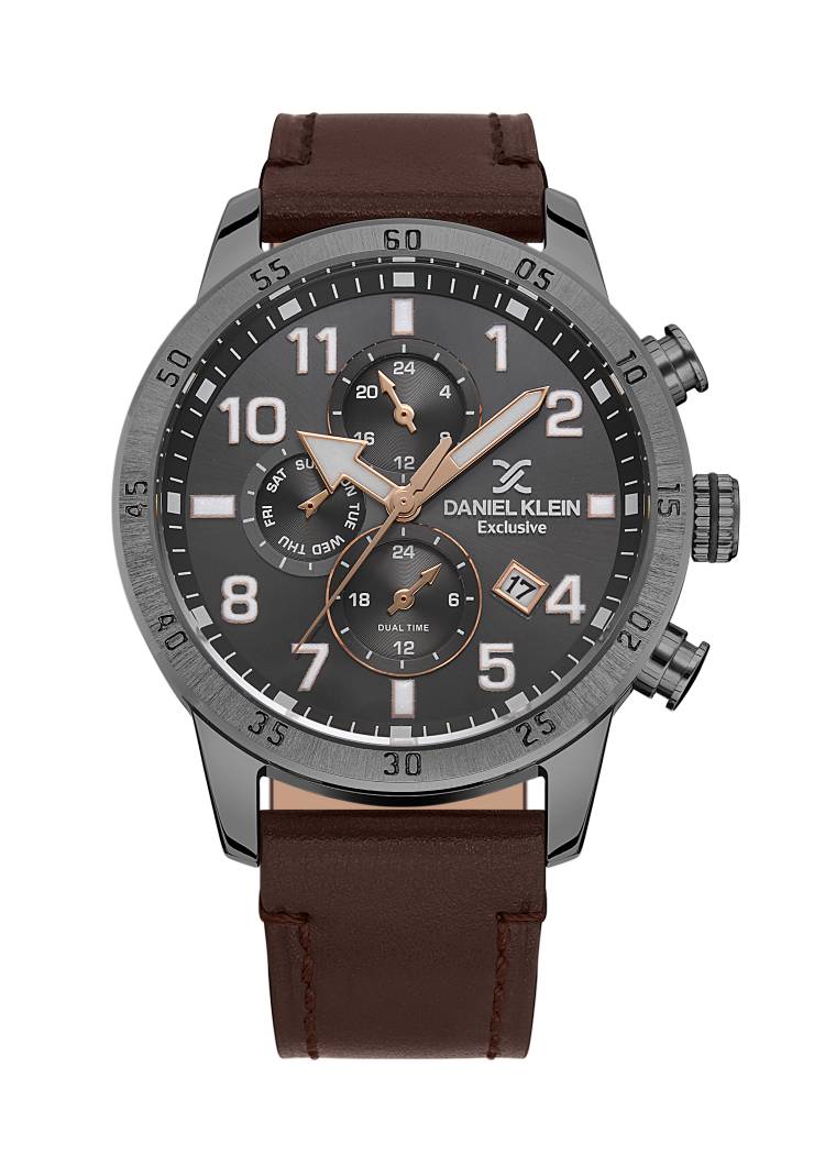 ساعة رجالي DANIEL KLEIN  جلد 257
