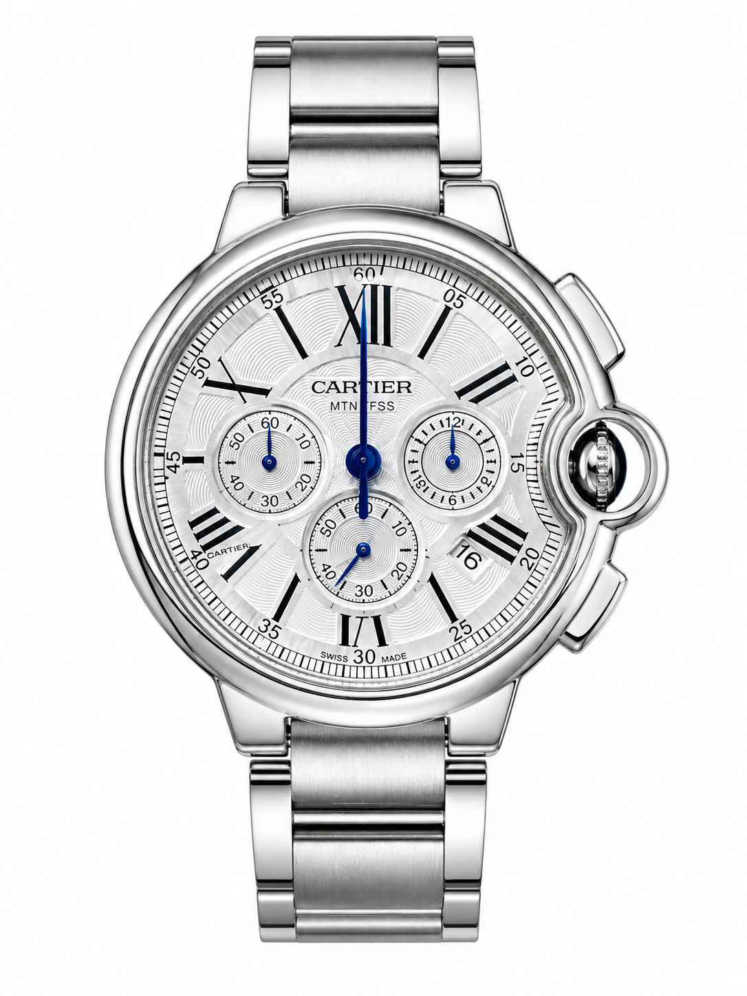 ساعة cartier رجالية حديد 642
