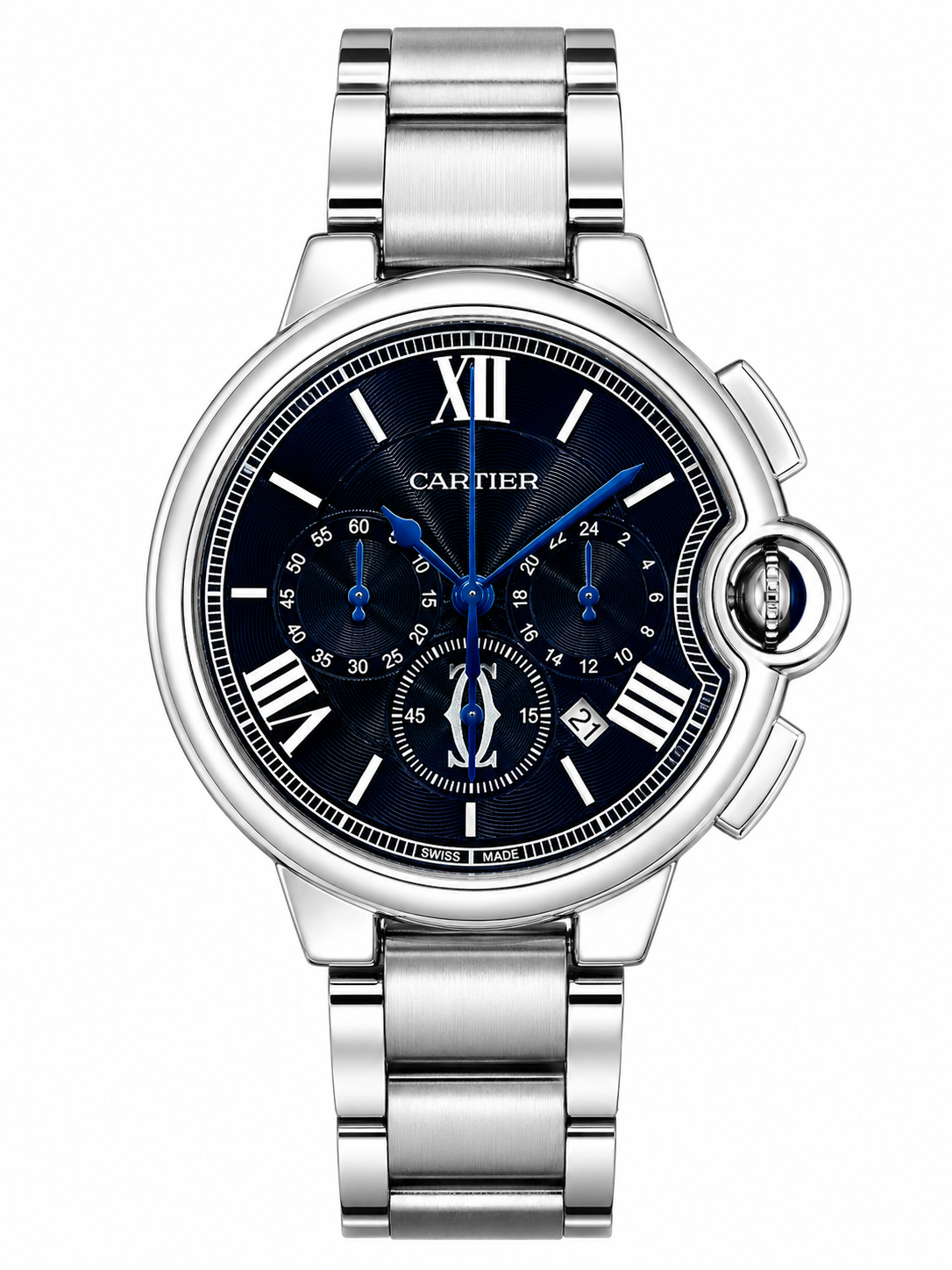 ساعة cartier رجالية حديد 754
