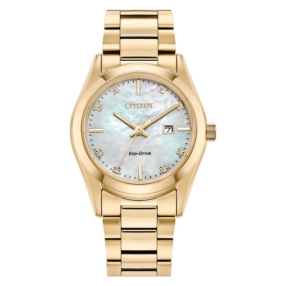ساعة CITIZEN Eco-Drive نسائية حديد 078
