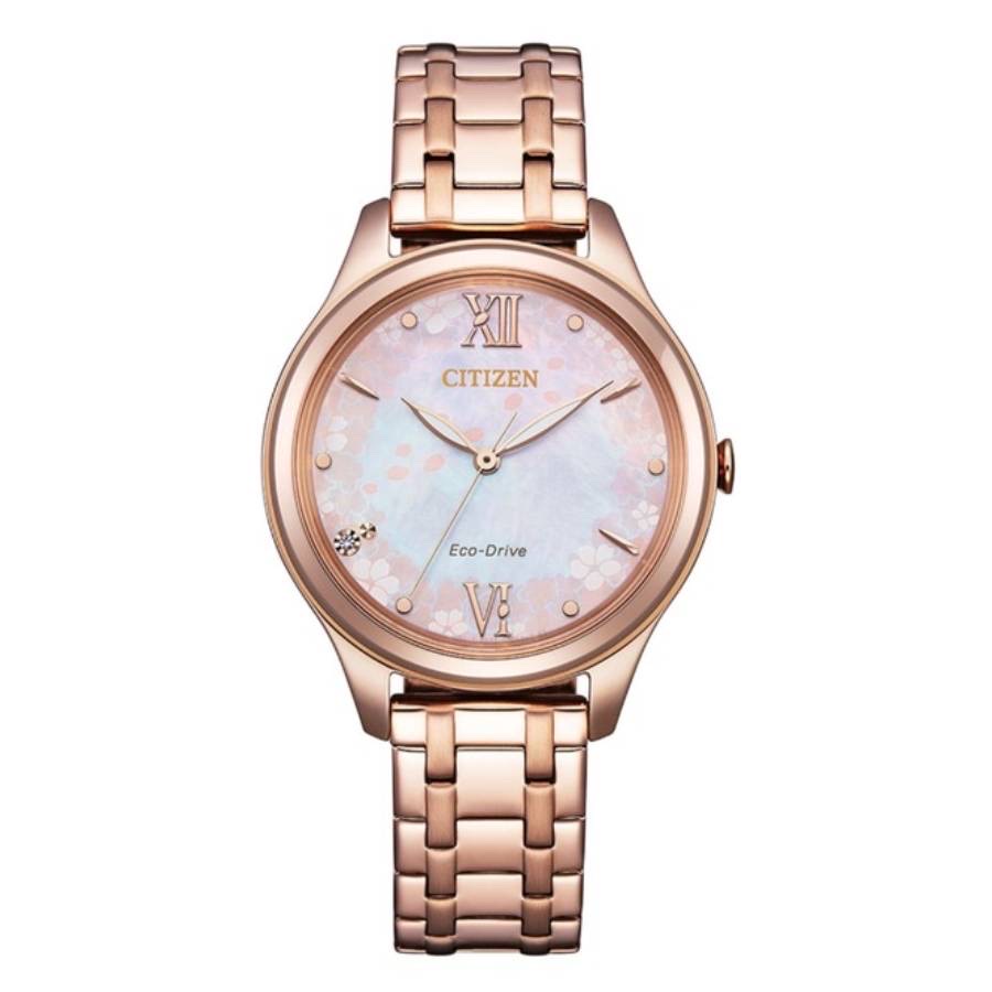 ساعة CITIZEN Eco-Drive نسائية حديد 999