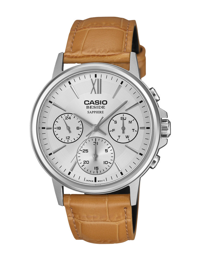 ساعة CASIO BESIDE رجالية جلد 686