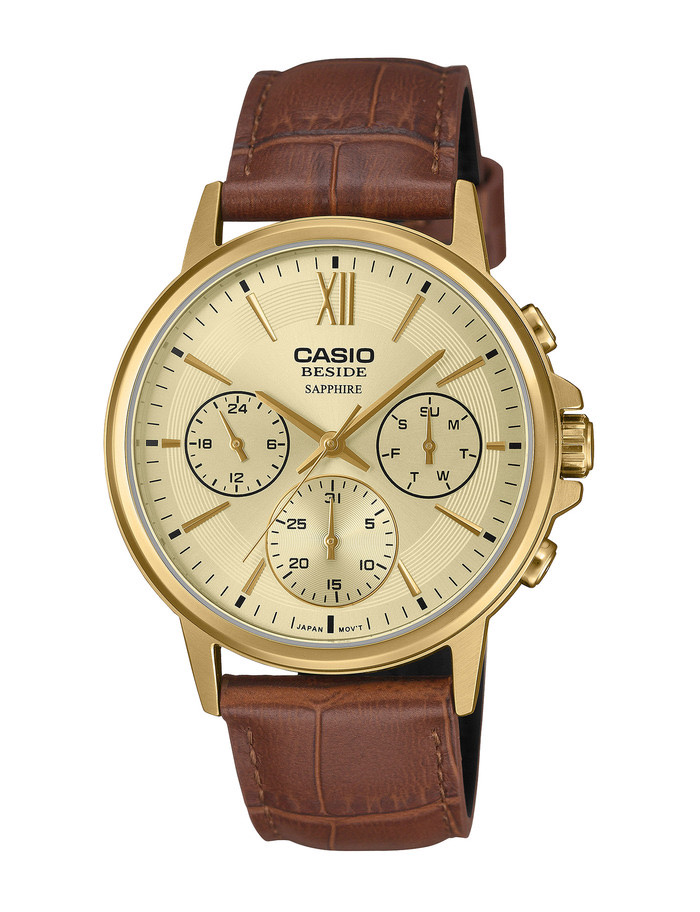 ساعة CASIO BESIDE رجالية جلد 693