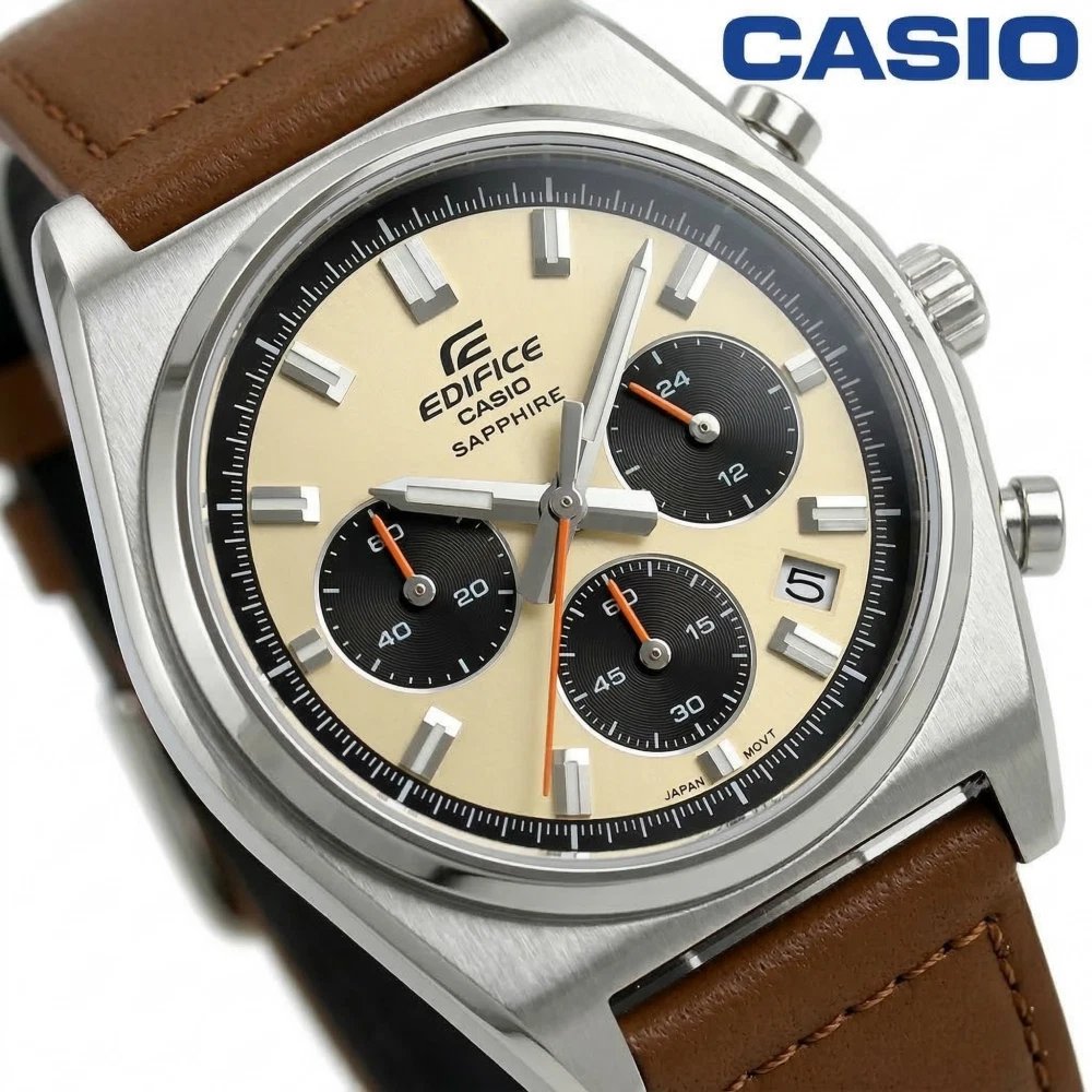 ساعة Casio Edifice رجالية جلد 746