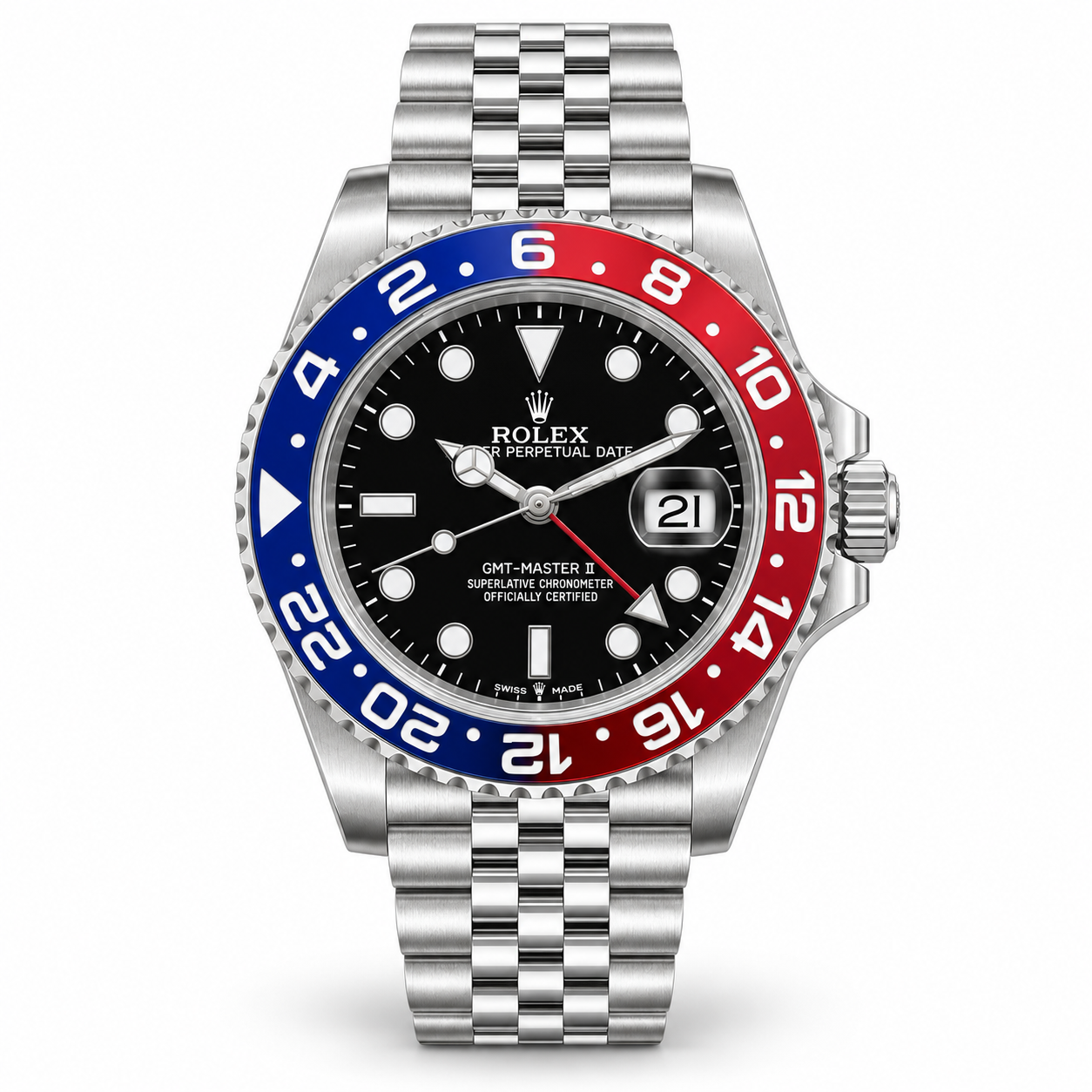 ساعة rolex رجالية حديد 586