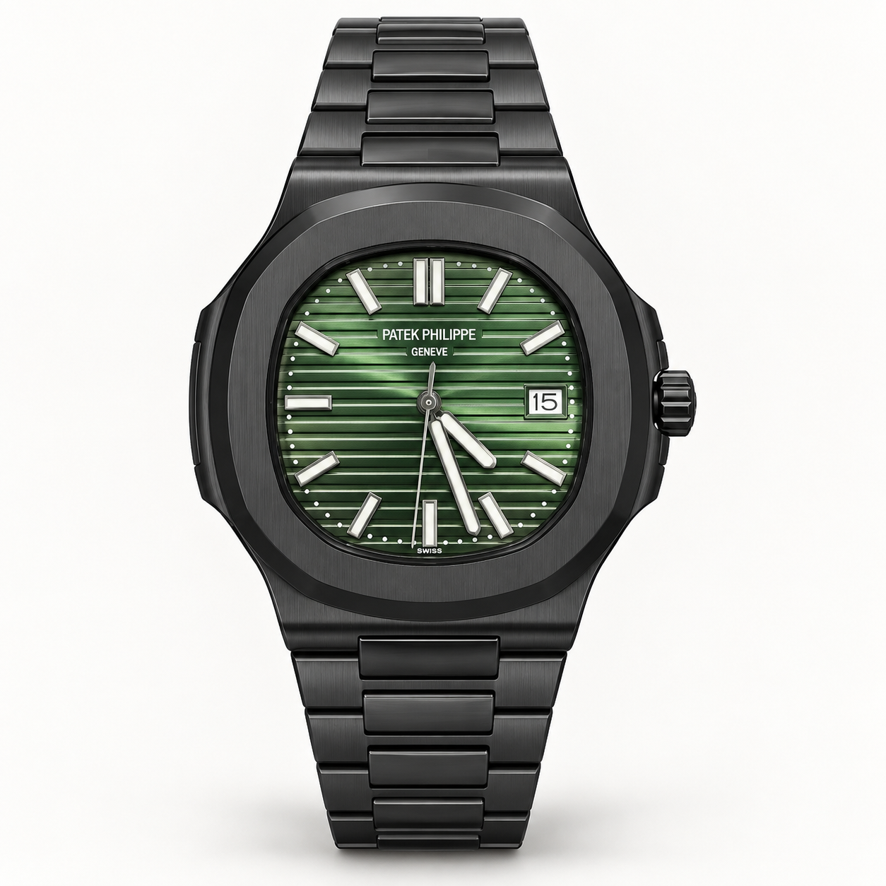 ساعة patek philippe رجالية حديد 645